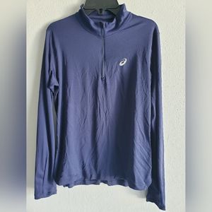 Asics Top Sweatshirt Navy Blue Small
